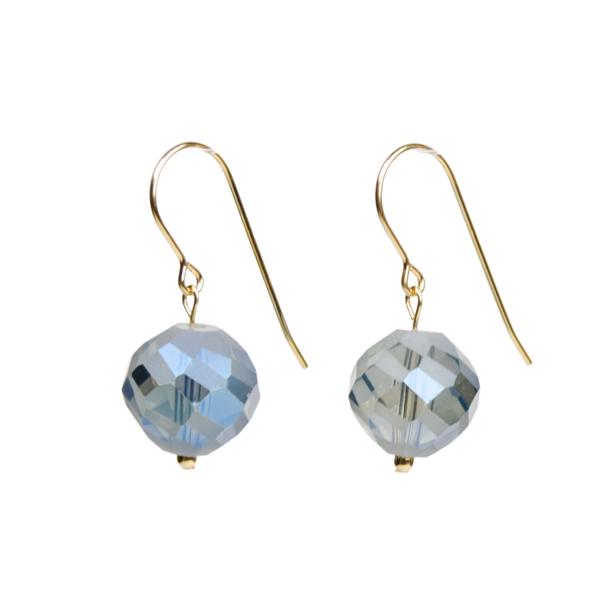 Glass Disco Earrings Emily Anne Designs LLC