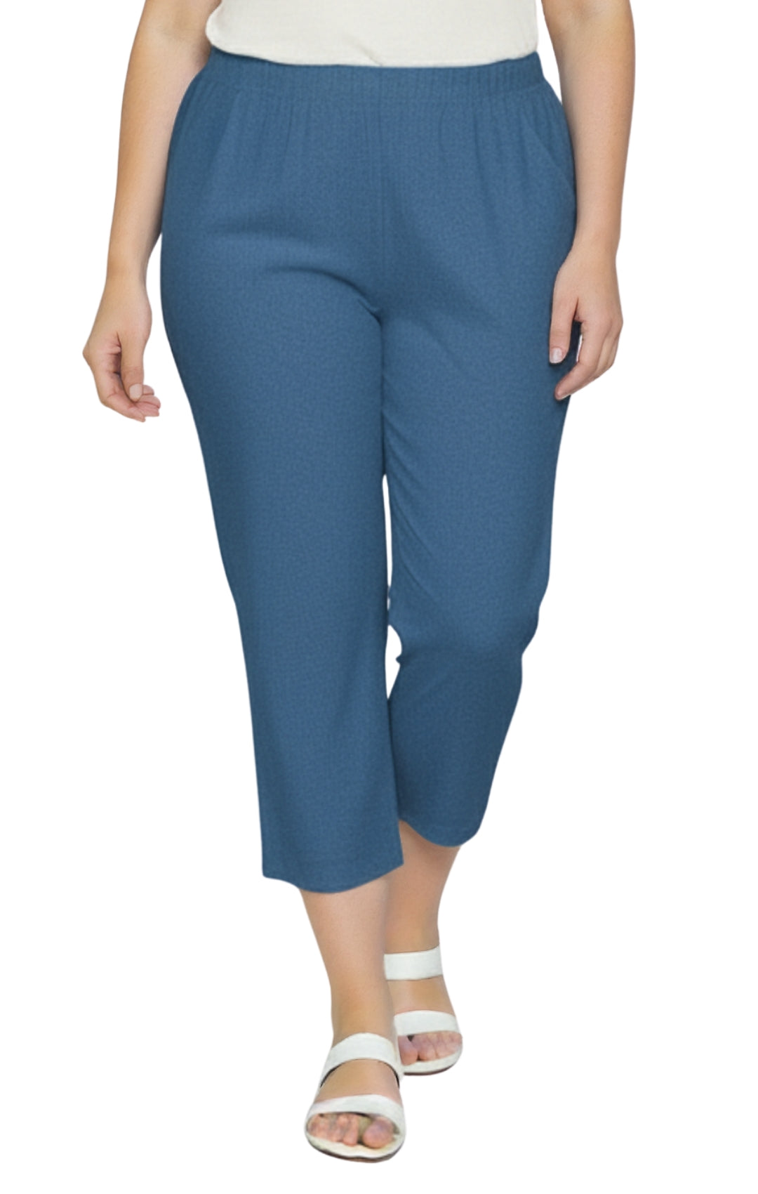 Women’s Lightweight Stretch Denim Capri Pants – Comfortable Everyday Fit TURTLE BAY APPAREL
