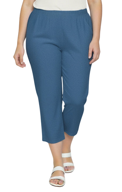Women’s Lightweight Stretch Denim Capri Pants – Comfortable Everyday Fit TURTLE BAY APPAREL