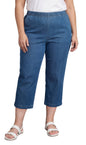 Women’s Lightweight Stretch Denim Capri Pants – Comfortable Everyday Fit TURTLE BAY APPAREL
