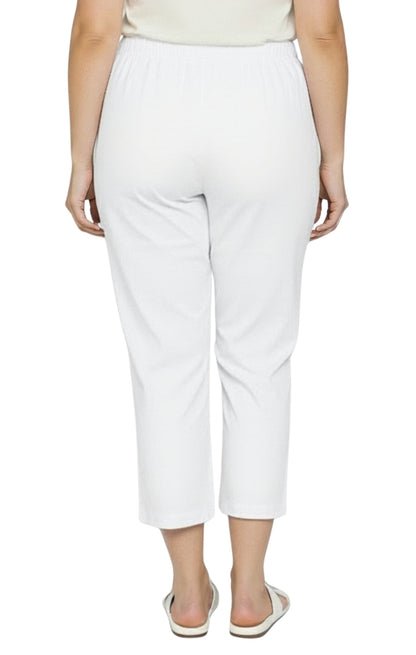 Women’s Lightweight Stretch Denim Capri Pants – Comfortable Everyday Fit TURTLE BAY APPAREL