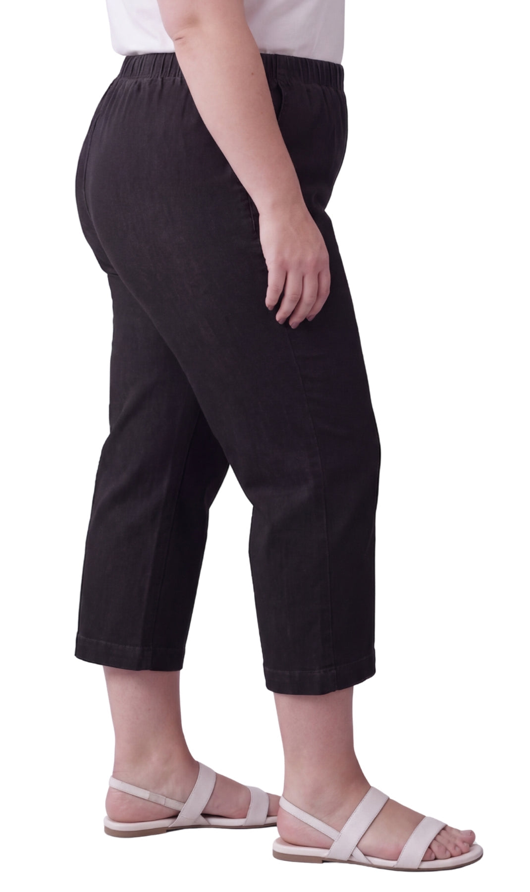 Women’s Lightweight Stretch Denim Capri Pants – Comfortable Everyday Fit TURTLE BAY APPAREL