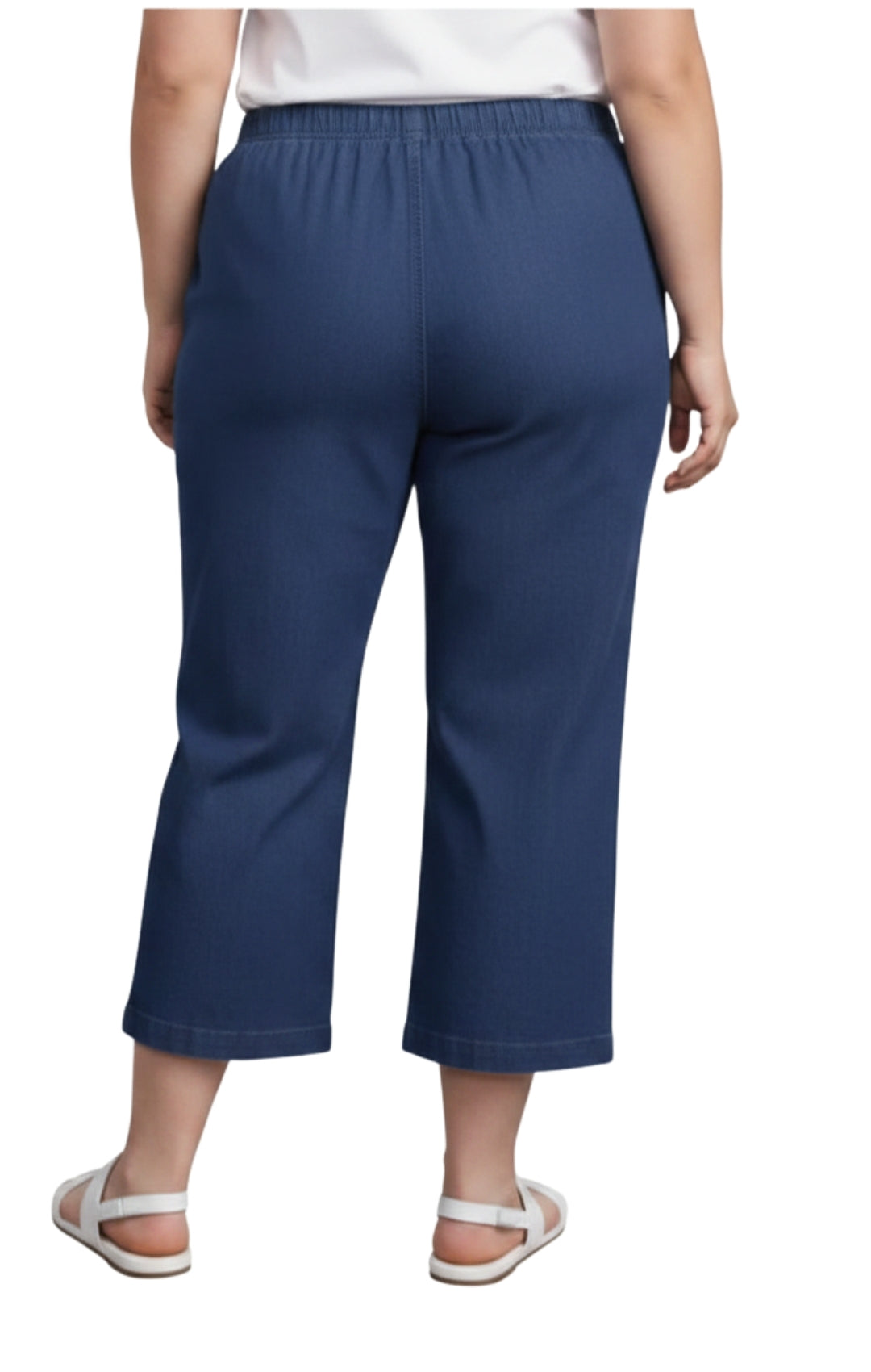 Women’s Lightweight Stretch Denim Capri Pants – Comfortable Everyday Fit TURTLE BAY APPAREL