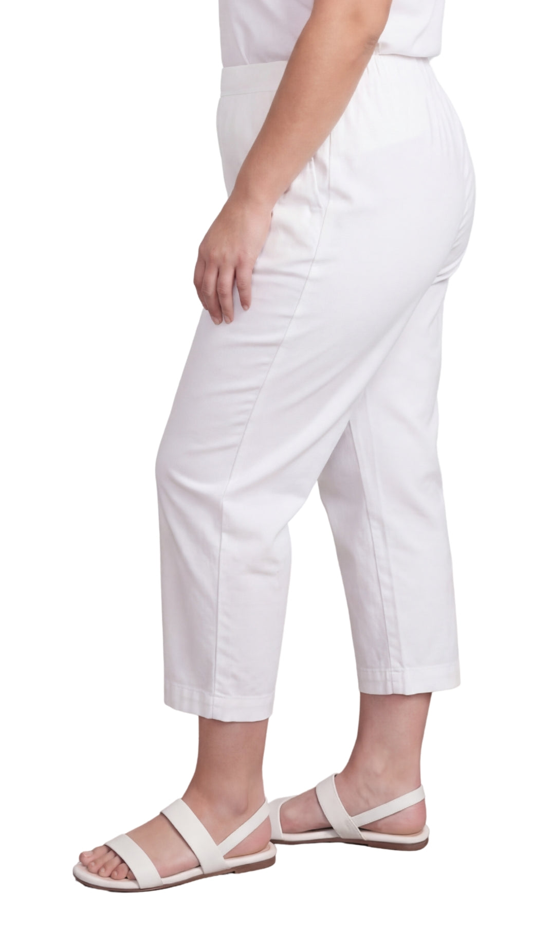 Women’s Lightweight Stretch Denim Capri Pants – Comfortable Everyday Fit TURTLE BAY APPAREL