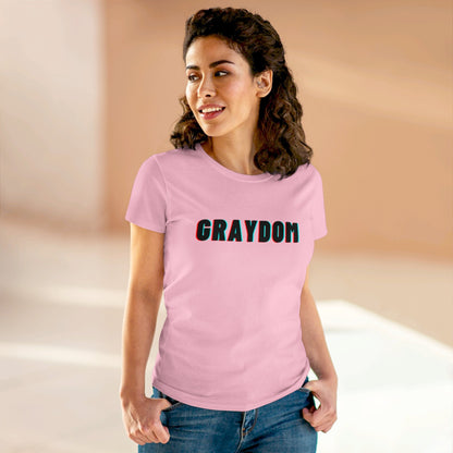 Graydom Women's Midweight Cotton Tee Graydom Grayceful LLC