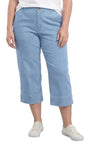 Women’s Lightweight Straight Leg Casual Denim Capri Pants in Cotton Blend Fabric TURTLE BAY APPAREL