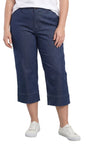 Women’s Lightweight Straight Leg Casual Denim Capri Pants in Cotton Blend Fabric TURTLE BAY APPAREL
