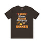 I Was Thinner Before Thanksgiving Dinner T-Shirt The Devil's Pickle