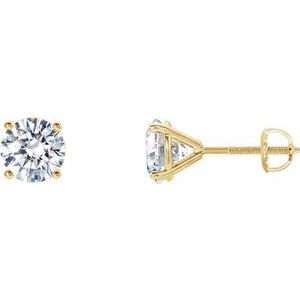 14K Yellow 1 CTW Natural Diamond Cocktail-Style Earrings Ethereal Legacy Boutiques