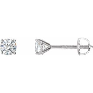 14K White 3/4 CTW Natural Diamond Cocktail-Style Earrings Ethereal Legacy Boutiques