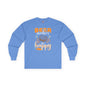 Beer Makes Me Happy Long Sleeve Tee The Devil's Pickle