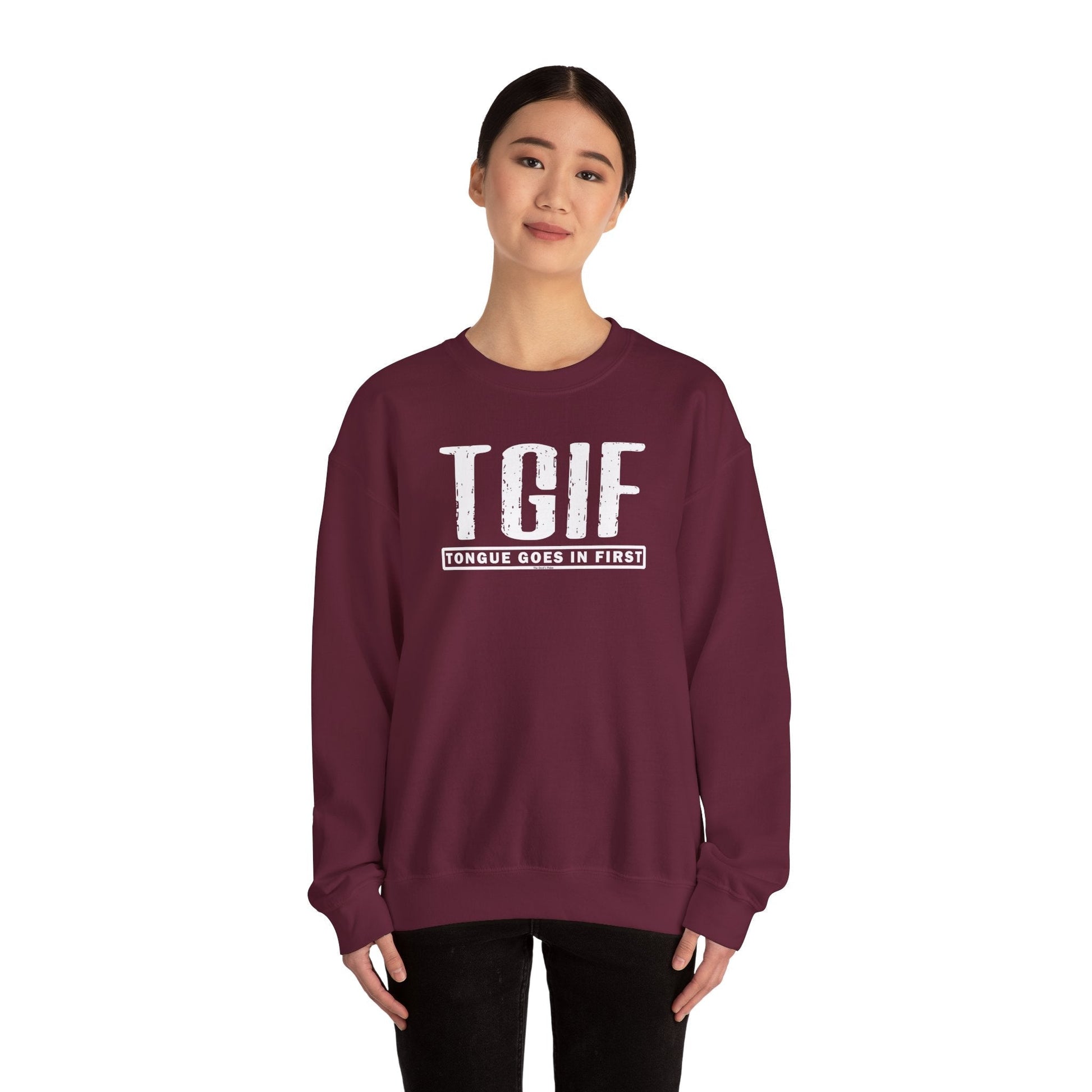 TGIF Crewneck Sweatshirt The Devil's Pickle