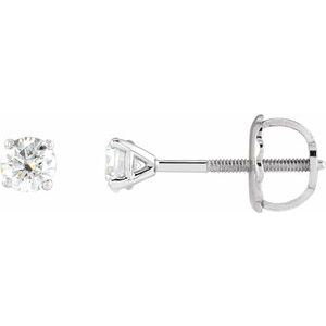 14K White 1/4 CTW Natural Diamond Cocktail-Style Earrings Ethereal Legacy Boutiques