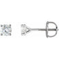 14K White 1/2 CTW Natural Diamond Cocktail-Style Earrings Ethereal Legacy Boutiques