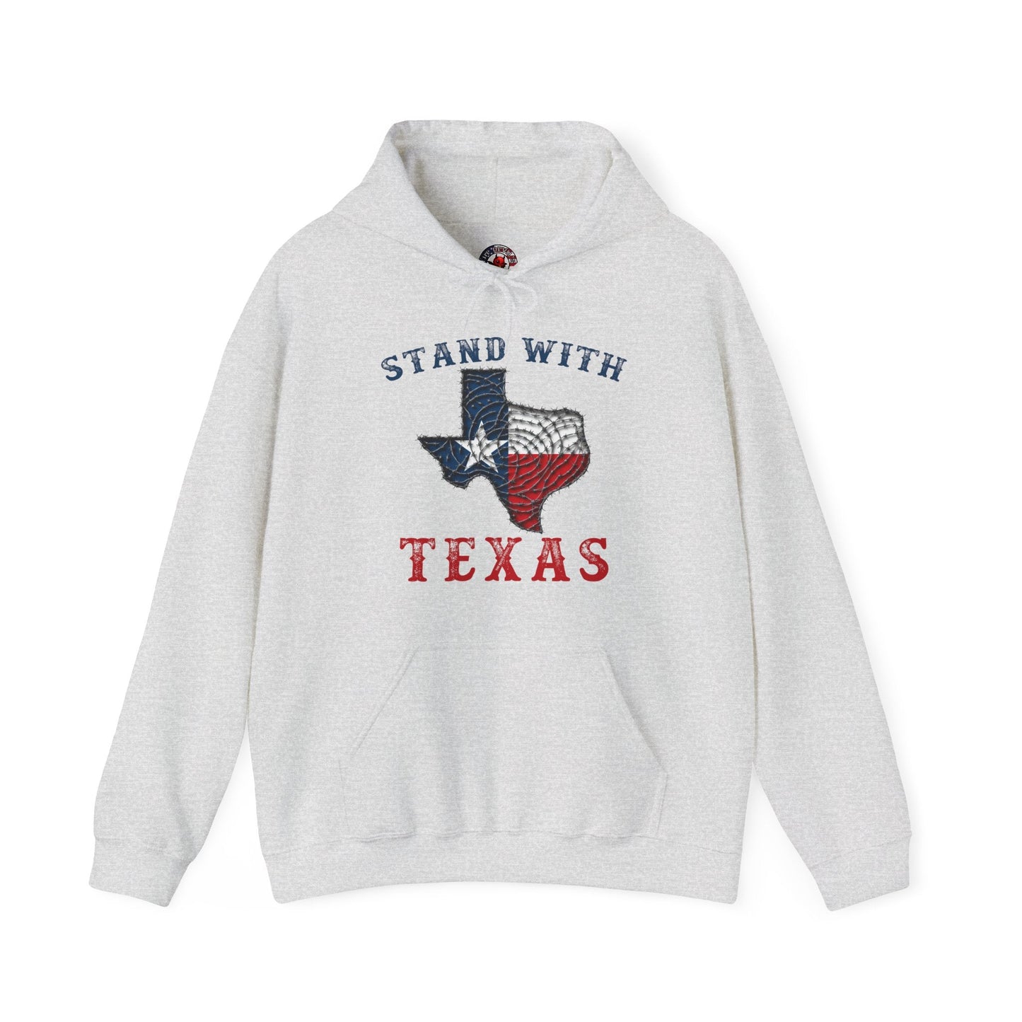 Stand With Texas Hooded Sweatshirt The Devil's Pickle