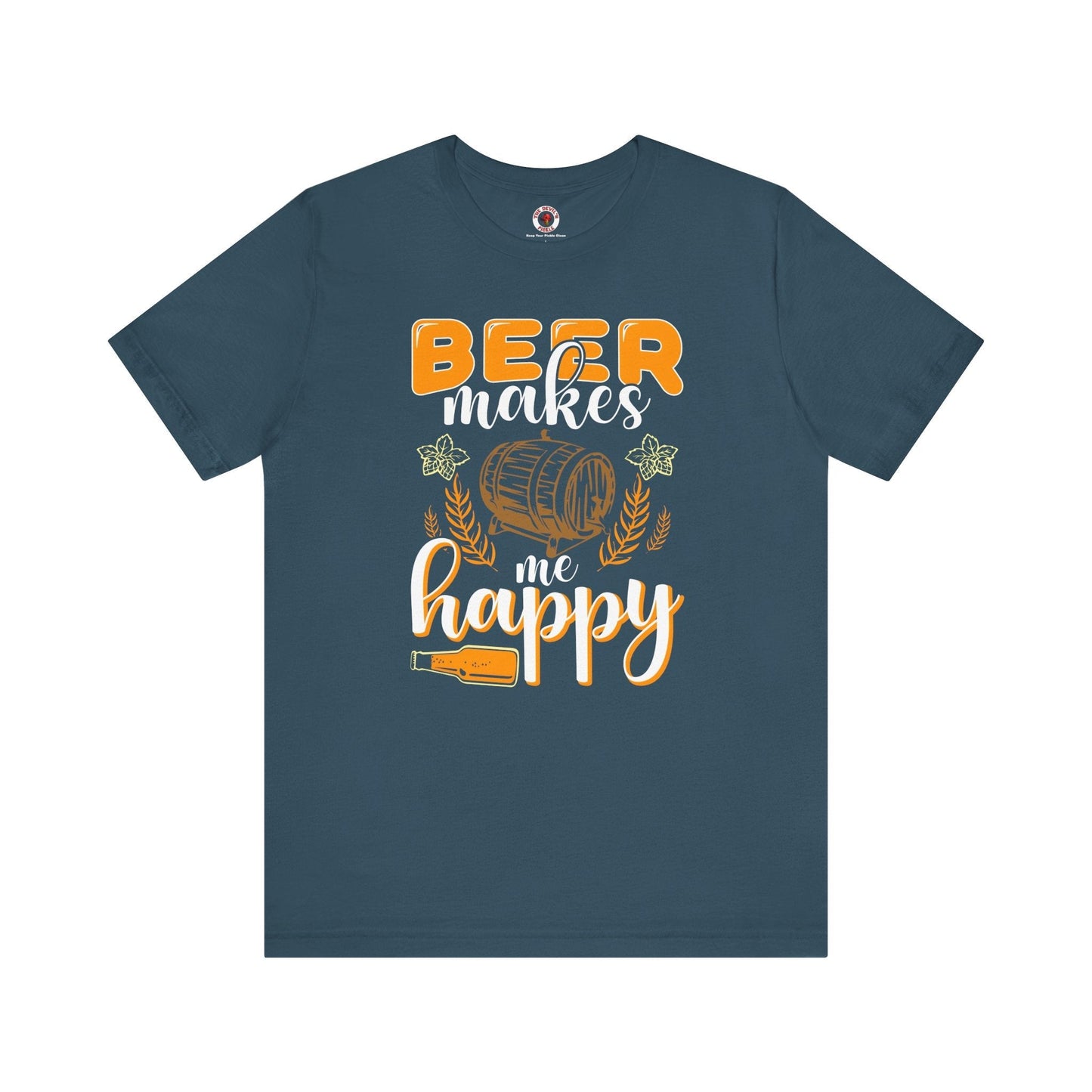 Beer Makes Me Happy T-Shirt The Devil's Pickle