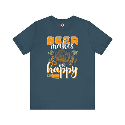 Beer Makes Me Happy T-Shirt The Devil's Pickle