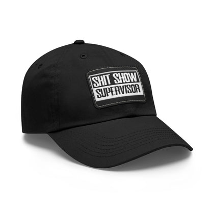 Shit Show Supervisor Hat with Leather Patch The Devil's Pickle