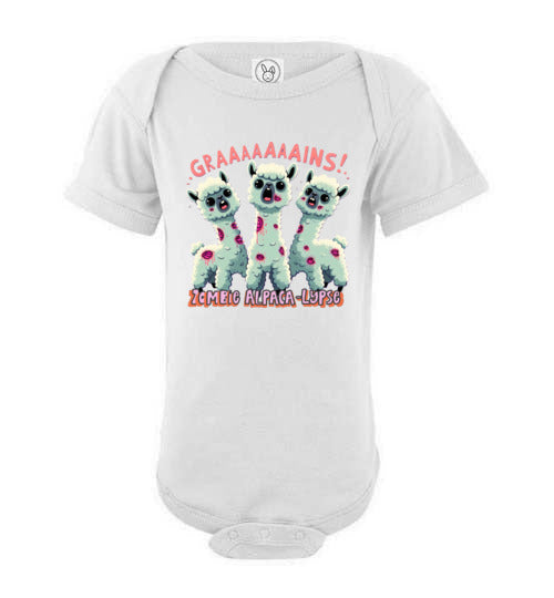 t-shirt: Halloween GRAINS Zombie Alpaca-lypse Gildan Onesie Purely Alpaca