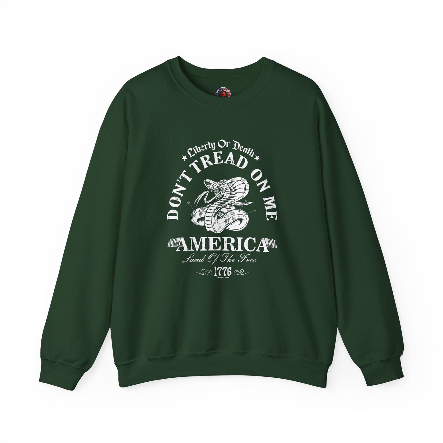 Don't Tread on Me Crewneck Sweatshirt The Devil's Pickle
