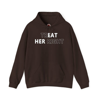 Treat Her Right Hooded Sweatshirt The Devil's Pickle