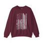 American Grunge Flag Crewneck Sweatshirt The Devil's Pickle