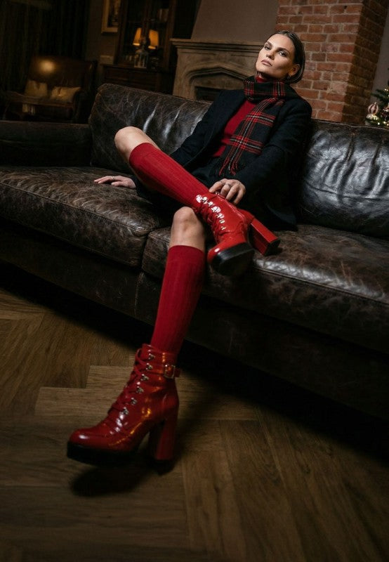 Willow Combat Boot See size chart under “more details” The Fashion Celestial