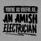 Amish Electrician - Safety Yellow Hi-Vis T-Shirt Armed American Supply