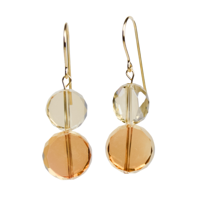 Champagne Earrings Emily Anne Designs LLC