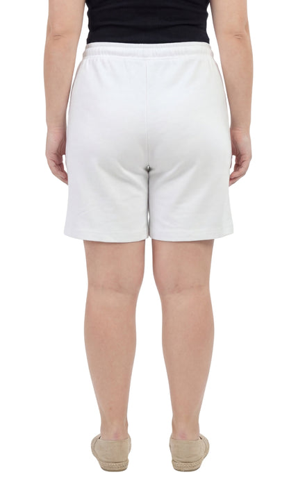 Women's Interlock Knit cotton Shorts with Elastic Waist and Adjustable Drawstring TURTLE BAY APPAREL