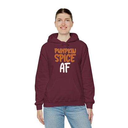 Pumpkin Spice AF Hooded Sweatshirt The Devil's Pickle