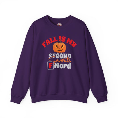 Fall Is My Second Favorite F Word Crewneck Sweatshirt The Devil's Pickle