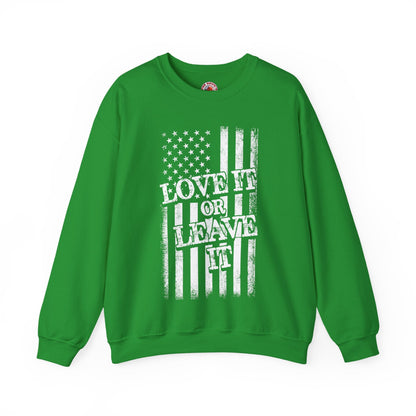 Love It Or Leave It Crewneck Sweatshirt The Devil's Pickle