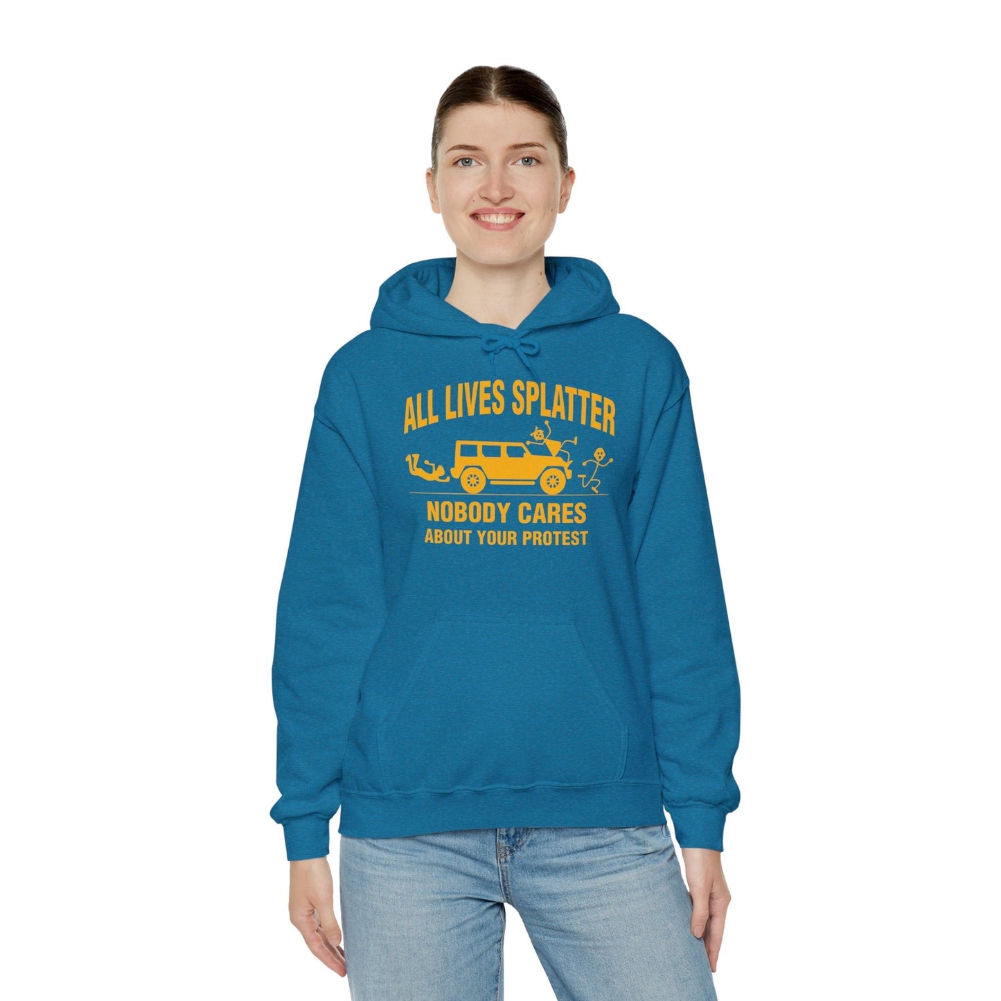 All Lives Splatter Hooded Sweatshirt The Devil's Pickle