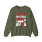 Santa's Favorite Ho Crewneck Sweatshirt The Devil's Pickle