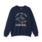 I Put The Fun In Funeral Crewneck Sweatshirt The Devil's Pickle
