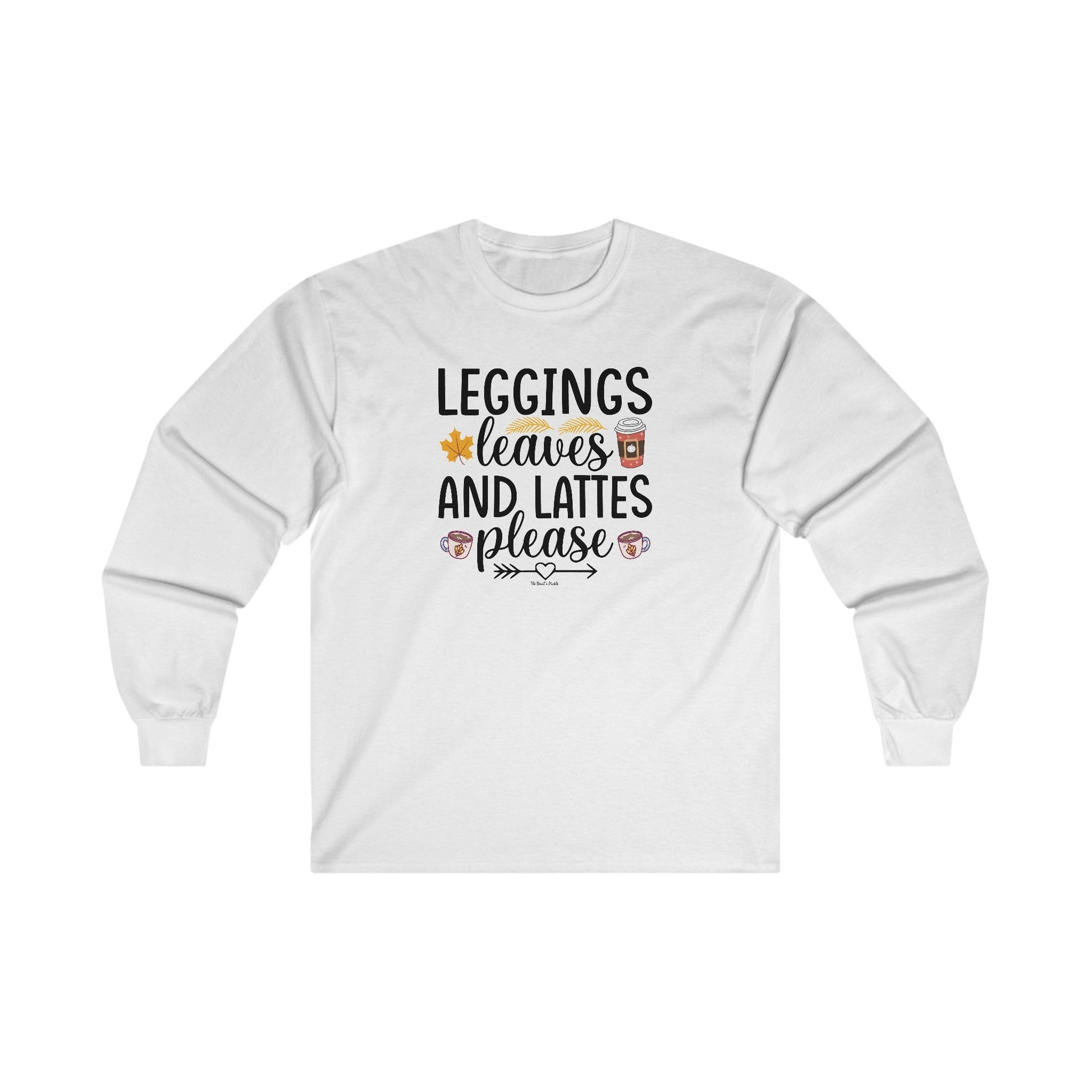 Leggings Leaves and Lattes Please Long Sleeve Tee The Devil's Pickle