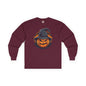 Scary Witch Pumpkin Halloween Long Sleeve Tee The Devil's Pickle