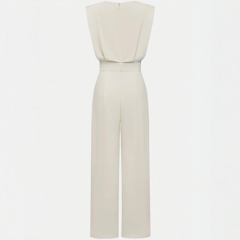 Women’s wide-leg short sleeve jumpsuit FitiqueFit