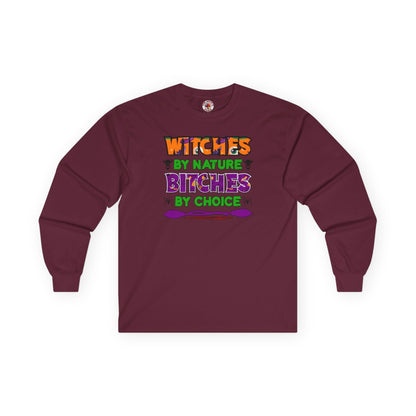 Witches By Nature Bitches By Choice Long Sleeve Tee The Devil's Pickle