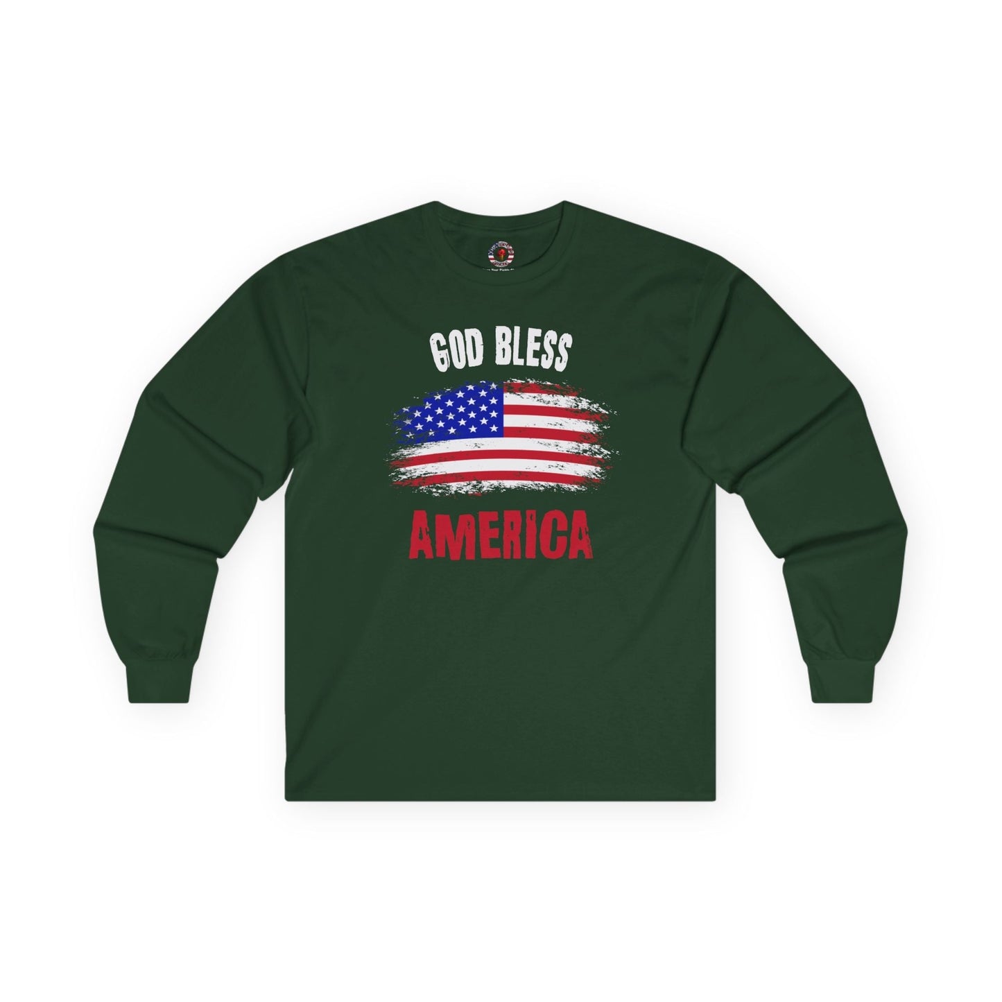 God Bless America Long Sleeve Tee The Devil's Pickle