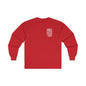 American Flag QR Code Long Sleeve Tee The Devil's Pickle