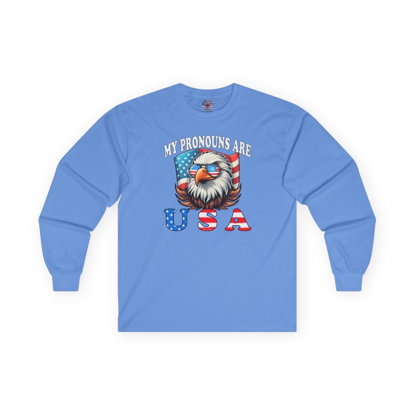 My Pronouns Are U.S.A Long Sleeve Tee The Devil's Pickle