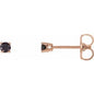 14K Rose 1/5 CTW Natural Black Diamond Earrings Ethereal Legacy Boutiques