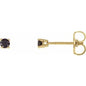 14K Yellow 1/5 CTW Natural Black Diamond Earrings Ethereal Legacy Boutiques