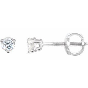Sterling Silver 1/5 CTW Natural Diamond   Earrings Ethereal Legacy Boutiques