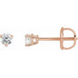 14K Rose 1/8 CTW Natural Diamond Earrings Ethereal Legacy Boutiques