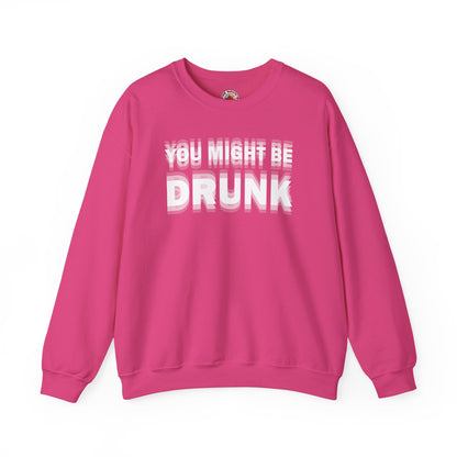 You Might Be Drunk Crewneck Sweatshirt The Devil's Pickle