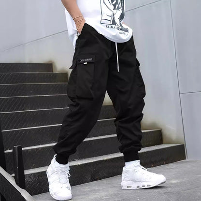 Men’s Multi‑Pocket Drawstring Cargo Pants FitiqueFit