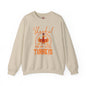 Thankful For My Little Turkeys Crewneck Sweatshirt The Devil's Pickle